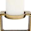 Kandelaar goud D 12 H 12 cm