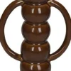 Kandelaar Henque bruin 10 x 4,5 x 21,5 cm