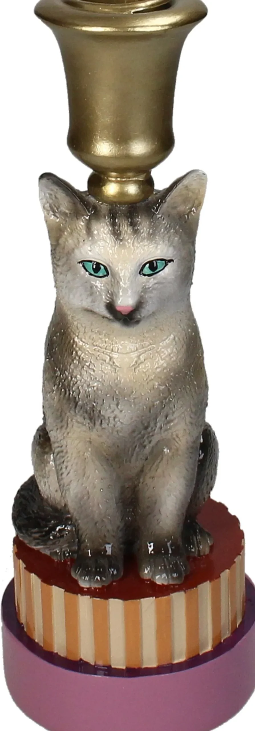 Kandelaar Kat 8,5 x 8,5 x 22 cm