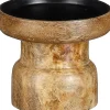 Kandelaar Lissy naturel D 10 H 8,5 cm