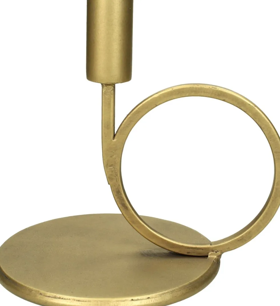 Kandelaar Metal goud 16,5 x 13 x 16,5 cm