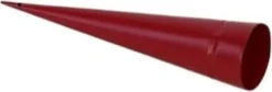 Kandelaar punt rood D 4 H 10 cm