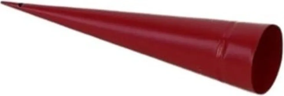 Kandelaar punt rood D 4 H 10 cm