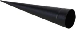 Kandelaar punt zwart D 4 H 10 cm