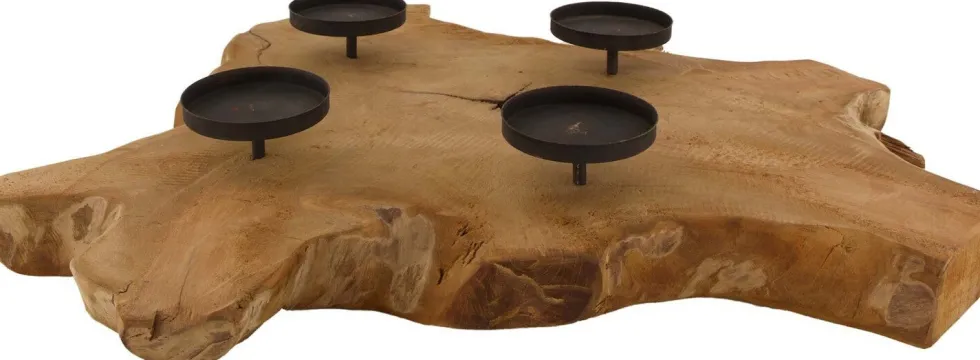 Kandelaar Root naturel 55 x 55 x 9 cm