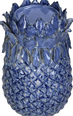 Kandelaar Tia blauw D 13,5 H 21,5 cm