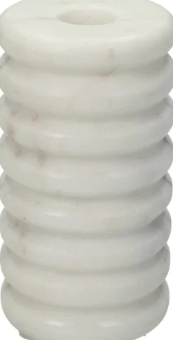 Kandelaar wit D 5,5 H 10,5 cm