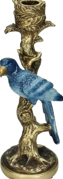 Kandelaar Zoo blauw 10,5 x 9 x 25,5 cm