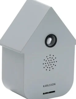 Karlsson soundbox Koekoek grijs 12 x 7,5 x 11,5 cm