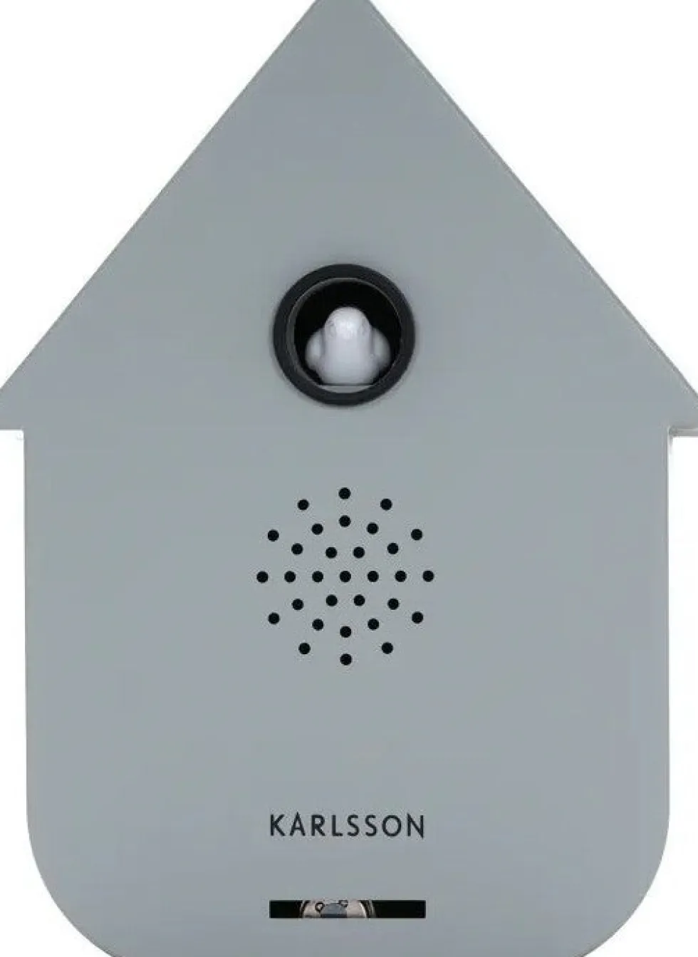 Karlsson soundbox Koekoek grijs 12 x 7,5 x 11,5 cm
