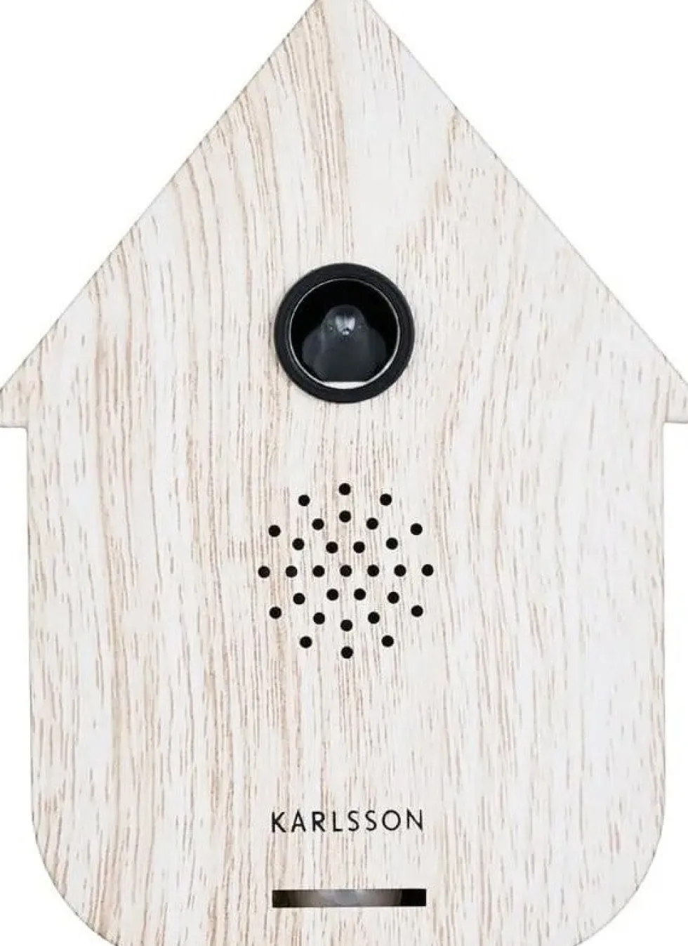 Karlsson soundbox Koekoek naturel / wit 12 x 7,5 x 11,5 cm