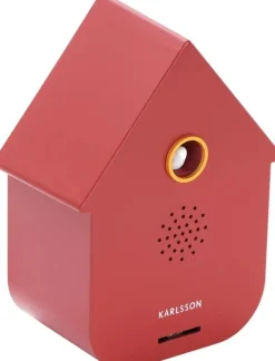 Karlsson soundbox Koekoek rood 12 x 7,5 x 11,5 cm