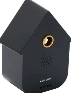 Karlsson soundbox Koekoek zwart 12 x 7,5 x 11,5 cm