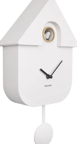 Karlsson wandklok Modern Cuckoo wit 21,5 x 10 x 41 cm
