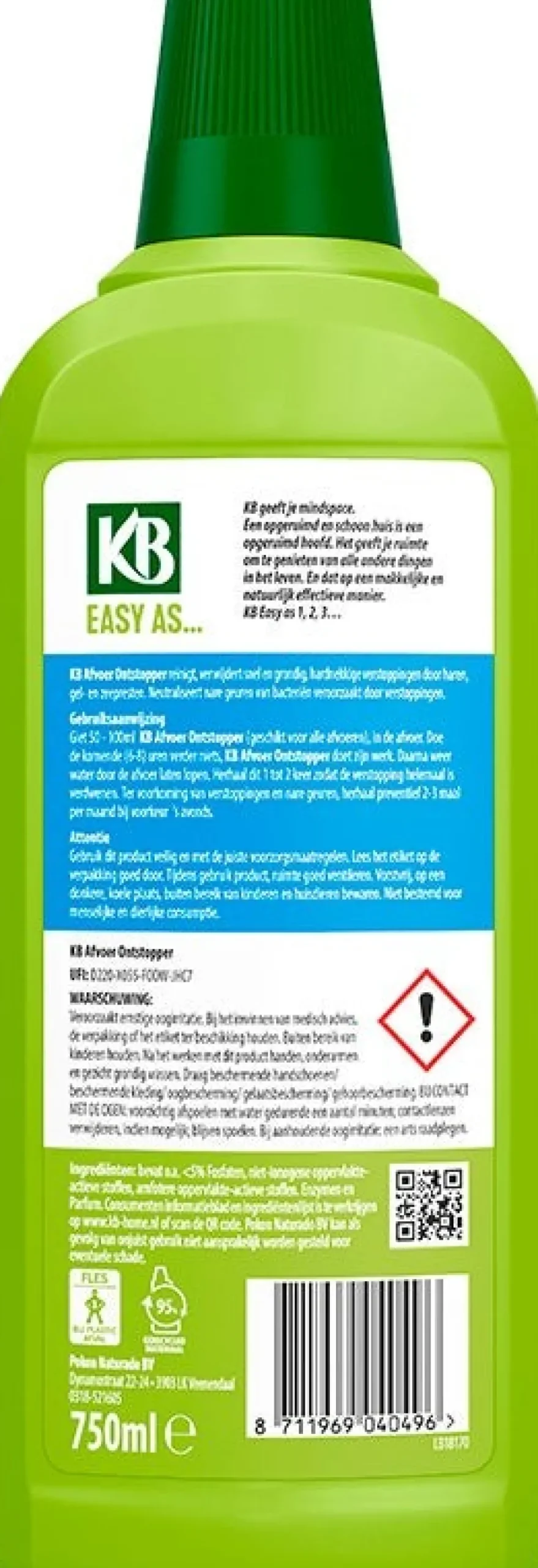 KB afvoer ontstopper concentraat 750 ml