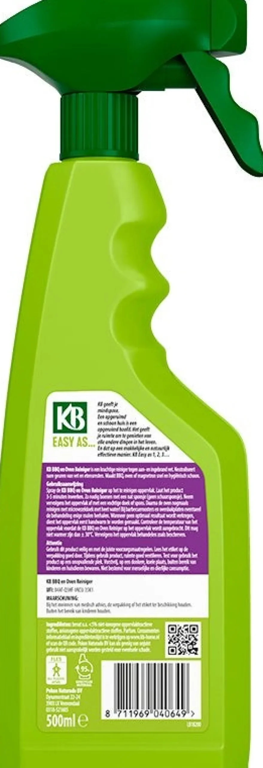 KB BBQ en oven reiniger spray 500 ml