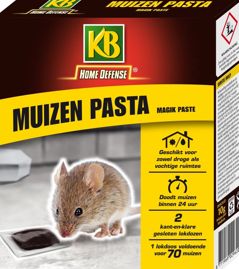 KB muizenval met pasta 2 stuks