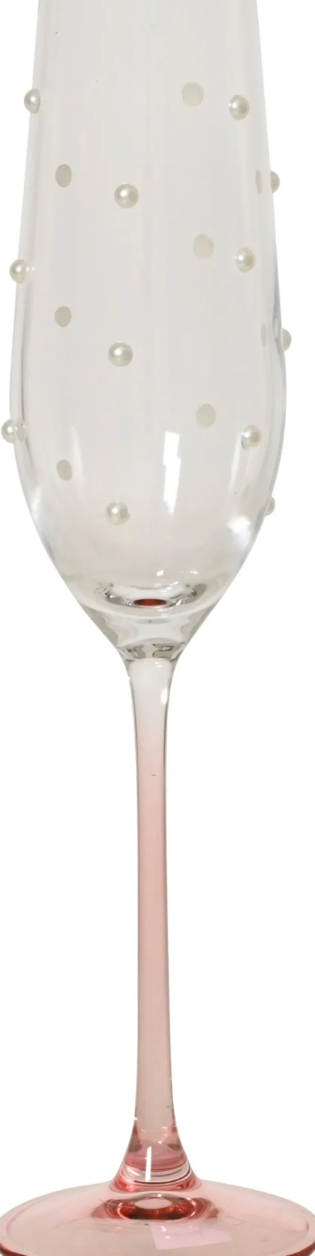Kitchen Goods & More champagneglas Pink transparant / roze