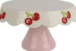Kitchen Goods & More etagère wit / rood D 24 H 13 cm