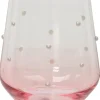 Kitchen Goods & More glas Pink transparant / roze