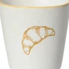 Kitchen Goods & More mok Croissant wit / bruin 250 ml