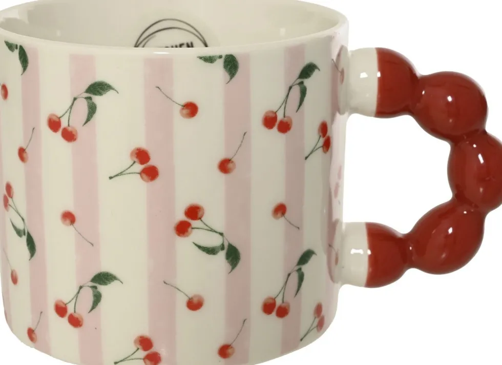 Kitchen Goods & More mok roze / wit 400 ml