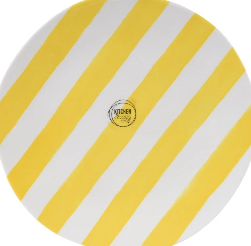 Kitchen Goods & More ontbijtbord Jula geel D 21,5 H 2 cm