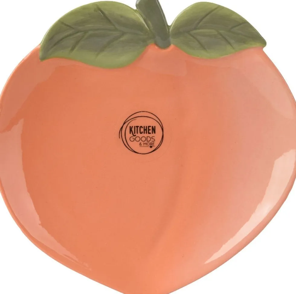 Kitchen Goods & More tapasbord Perzik oranje D 16 H 2 cm