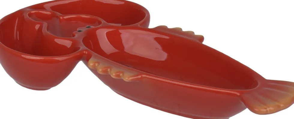 Kitchen Goods & More tapasschaal rood 25,4 x 13,2 x 3,5 cm