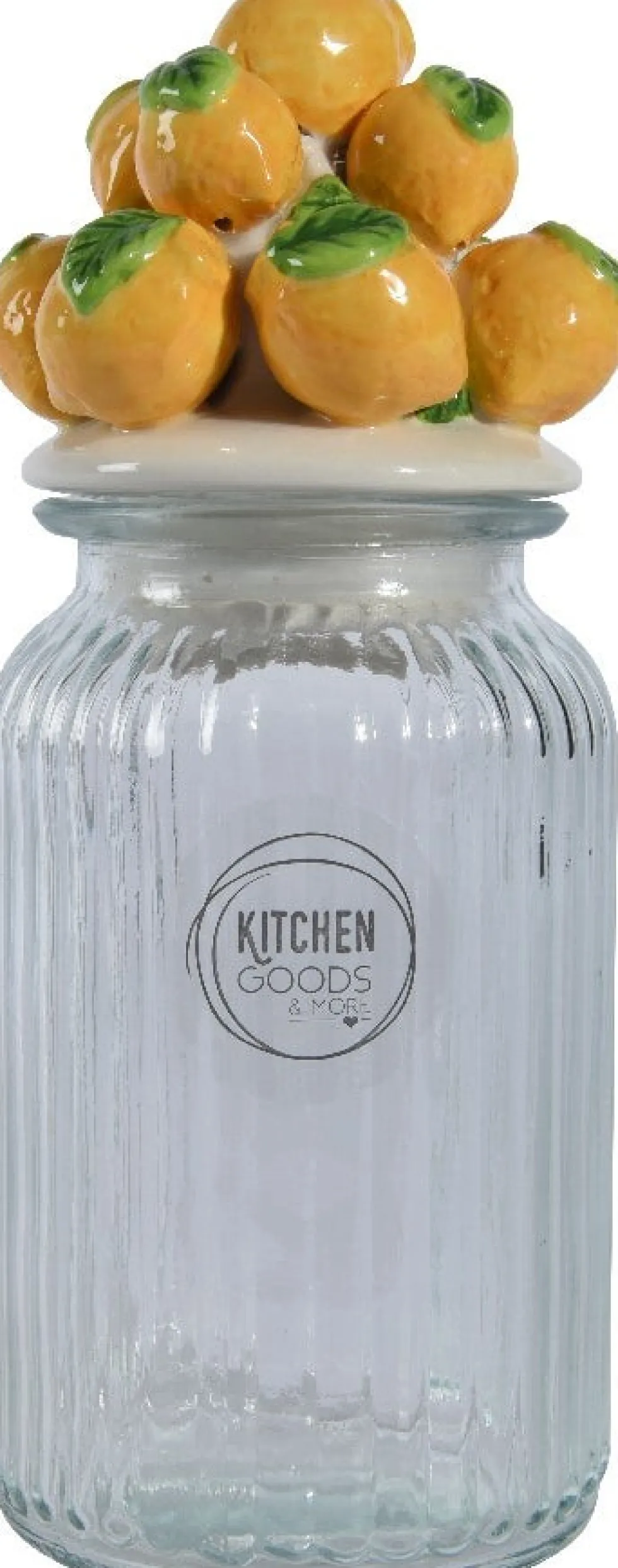Kitchen Goods & More voorraadpot Citroen geel D 11 H 27 cm