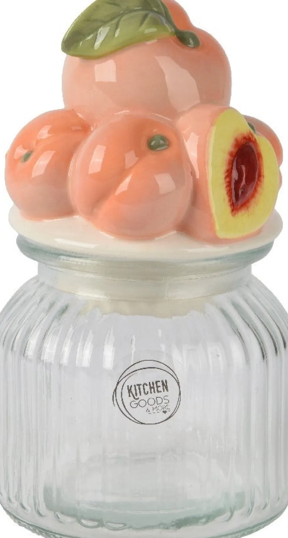 Kitchen Goods & More voorraadpot Perzik oranje D 11 H 19 cm