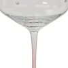 Kitchen Goods & More wijnglas Pink transparant / roze