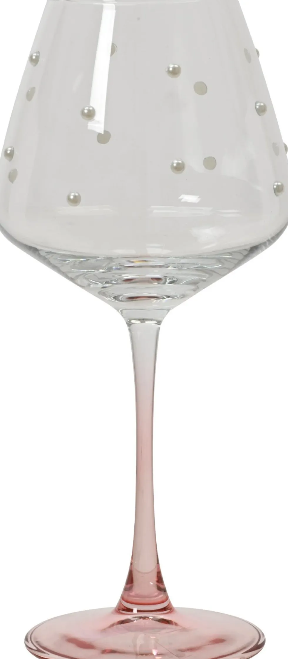 Kitchen Goods & More wijnglas Pink transparant / roze