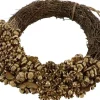 Krans euca fruit goud D 25 H 7 cm