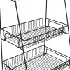 Kruidenrek 3-laags zwart 30 x 20 x 45 cm
