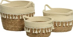 KSD opbergmand Zegra crème D 30 H 23 cm
