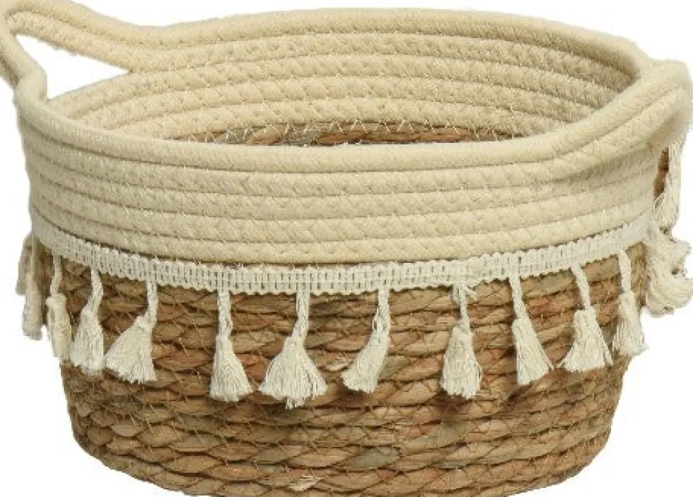 KSD opbergmand Zegra crème D 30 H 23 cm