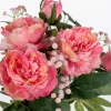 kunstbloemen boeket Kim oranjeroze H 55 cm