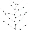 Kunstdecoratietak berk zwart 140 x 78 x 3 cm