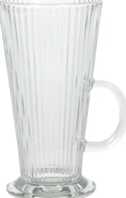 Latte machiato glas Lines transparant 500 ml