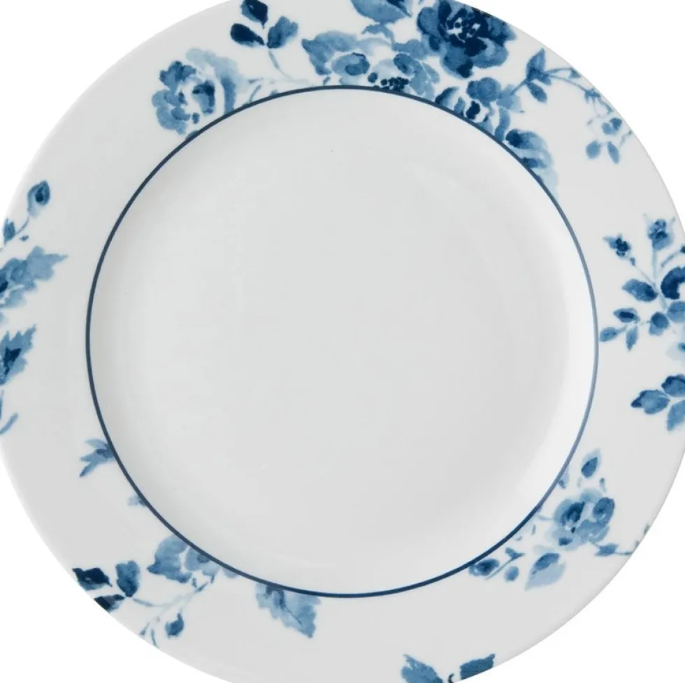 Laura Ashley gebaksbord China Rose blauw D 18 H 1,7 cm