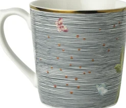 Laura Ashley mok Midnight Pinstripe blauw 0,35 L