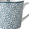 Laura Ashley mok XL Floris blauw 540 ml