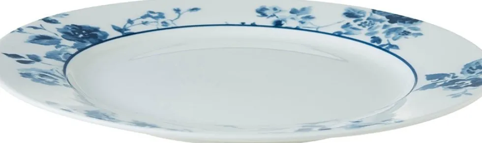 Laura Ashley ontbijtbord China Rose blauw D 20 H 1,9 cm