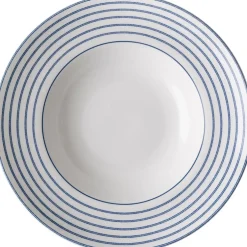 Laura Ashley pastabord Candy Stripe blauw D 27,5 H 5,4 cm