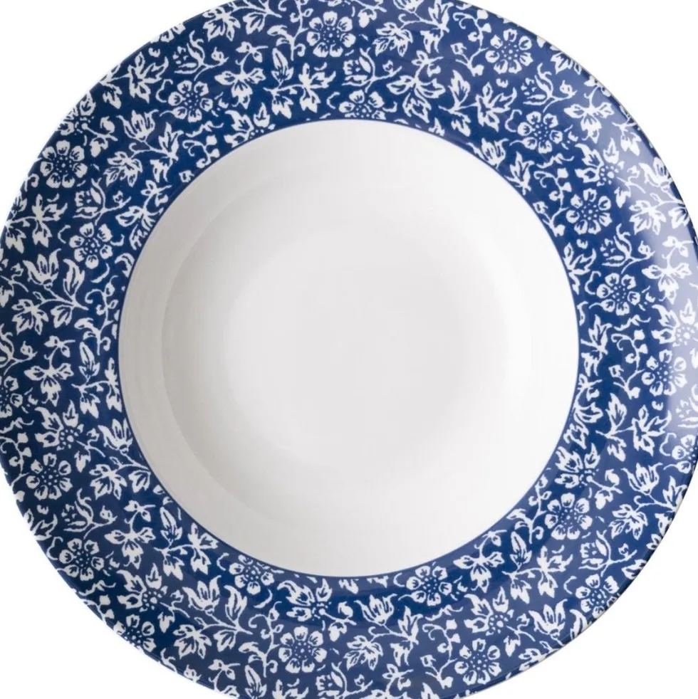 Laura Ashley pastabord Sweet Allysum blauw D 27,5 H 5,4 cm