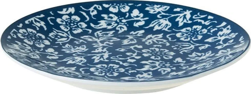 Laura Ashley petit four bord Alyssa blauw D 12 H 1,7 cm