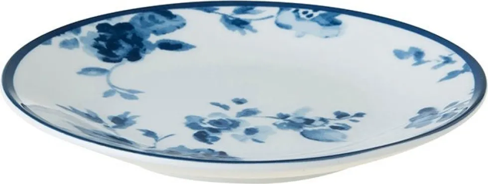 Laura Ashley petit four bord China Rose blauw D 12 H 1,7 cm