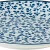 Laura Ashley petit four bord Floris blauw D 12 H 1,7 cm