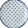 Laura Ashley petit four bord Fleur blauw D 12 H 1,7 cm